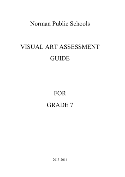 7th Grade Visual Art Guidebook