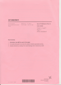 2004 Higher Paper 1