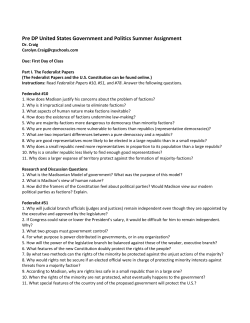 Pre-DP Government  - Chesapeake Public Schools