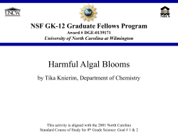 Harmful Algal Blooms