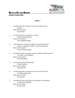 Sample Questions for 5th Grade