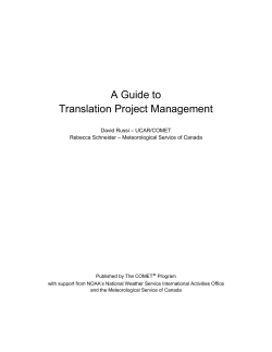 A Guide to Translation Project Management