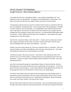 Steve Fought`s feelings - Appalachia Ohio Alliance