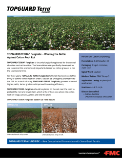 TOPGUARD TERRA&reg; Fungicide &ndash; Winning the Battle Against