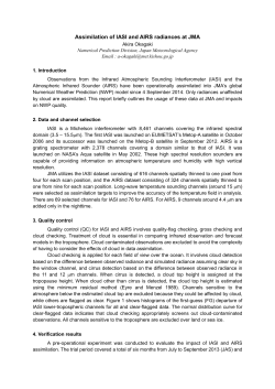 Assimilation of IASI and AIRS radiances at JMA