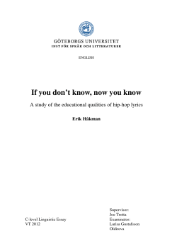 If you don`t know, now you know