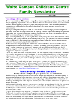 May - The University of Adelaide