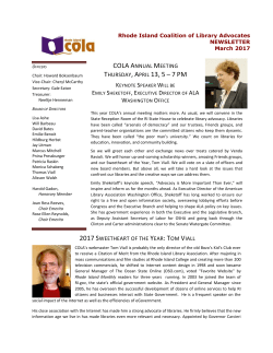 latest edition of our newsletter