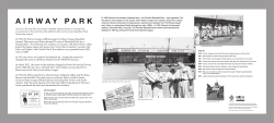 You are in the area that once housed a baseball stadium known as