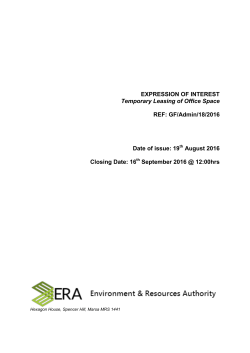 ENVIRONMENT AND RESOURCES AUTHORITY