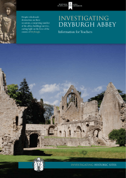 Investigating - Dryburgh Abbey
