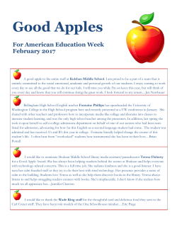 Good Apples - Bellingham Public Schools