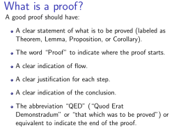 Proof Methods SLIDES