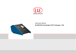 ELTROTEC Endolight FOT Halogen 100 - Micro