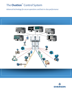 The Ovation&trade; Control System