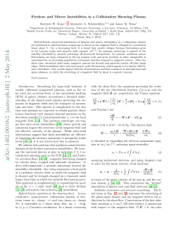 Firehose and Mirror Instabilities in a Collisionless Shearing Plasma
