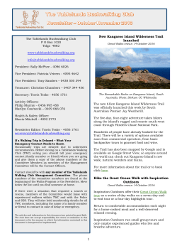 1 New Kangaroo Island Wilderness Trail launched Hike the Great