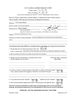 4 12 16 4 20 16 Aaron Qualls, Planning and