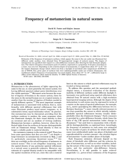(2006). Frequency of metamerism in natural scenes