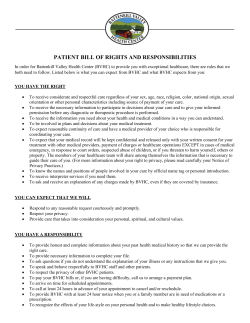 patient bill of rights and responsibilities