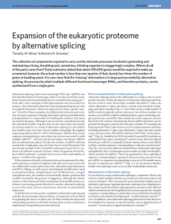 Expansion of the eukaryotic proteome by