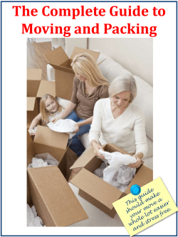 The Complete Guide to Moving and Packing