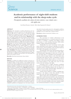 Academic performance of night-shift students and