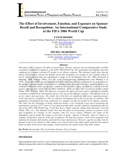 The Effect of Involvement, Emotion, and Exposure on