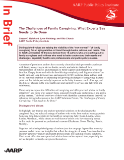 The Challenges of Family Caregiving: What Experts Say