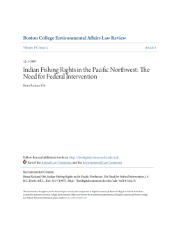 Indian Fishing Rights in the Pacific Northwest