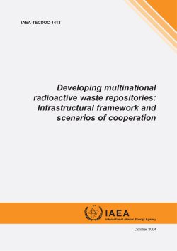 Developing multinational radioactive waste repositories