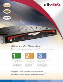 Allworx&reg; 6x Overview