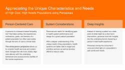 Complex Chronic Personas