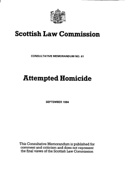 Attempted homicide (Consultative memorandum 61)