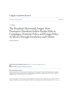 The Presidents Skowronek Forgot