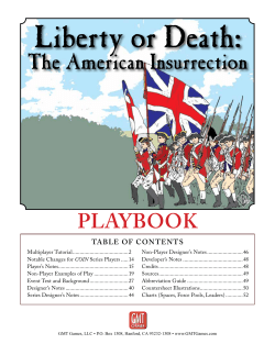 playbook - GMT Games