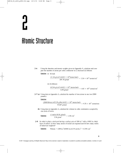 Atomic Structure
