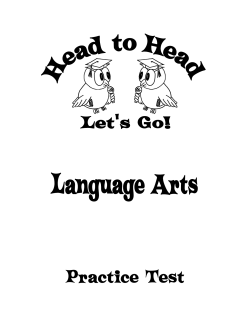 Practice Test - Head to Head