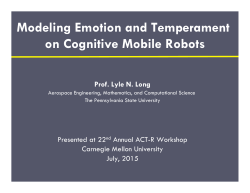 Modeling Emotion and Temperament on Cognitive Mobile - ACT-R