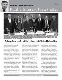 Fall 2009 - Yale Law School