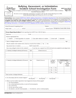 Form 230-36 - Montgomery County Public Schools