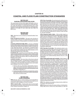 Chapter 45 - Coastal and Flood Plain Construction Standards