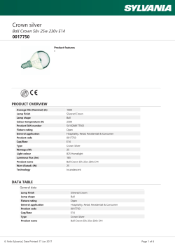 Ball Crown Silv 25w 230v E14