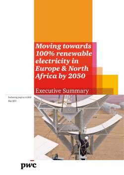 PwC 100 Per Cent renewables_Exec