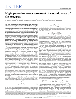 High-precision measurement of the atomic mass of the electron