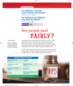 Pro Athletes` Salaries - iBlog Teacher Websites