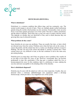 distichiasis