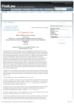 US Supreme Court - Abortion ProCon.org
