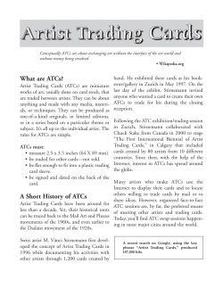 Artist Trading Cards