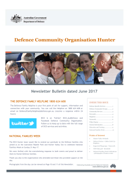 Defence Community Organisation Hunter